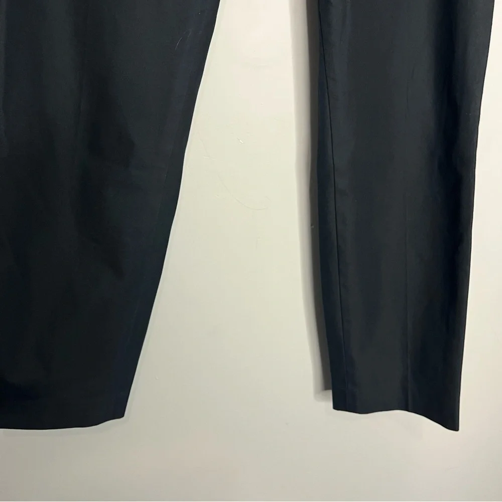 Theory Thaniel Approach Stretch Cropped Black Pull On Pants, size 10 - Picture 8 of 16